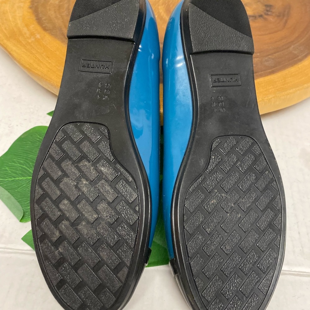 Hunter Color Block Rubber Ballet Flats - image 5